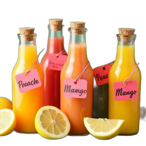 bottle, food, 3d render, photorealistic transparent PNG cut-out