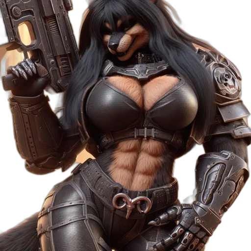 weapon, comic book art, concept art, 3d render transparent PNG cut-out