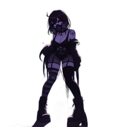 robot, mask, weapon, creature transparent PNG cut-out