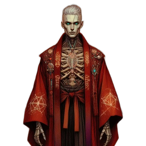 staff, jacket, concept art, fantasy art transparent PNG cut-out