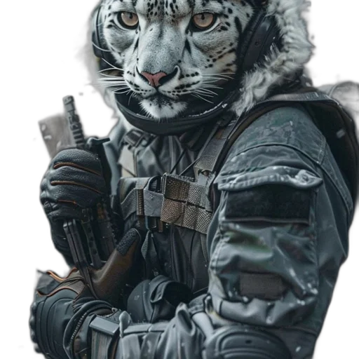 animal, weapon, jacket, creature transparent PNG cut-out