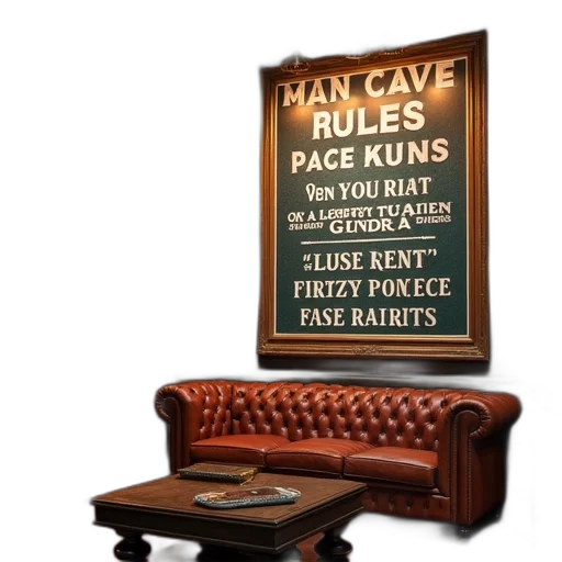 furniture, crown, man, cave transparent PNG cut-out