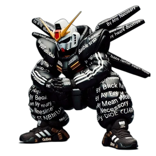 robot, weapon, concept art, 3d render transparent PNG cut-out