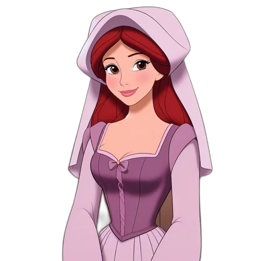 dress, crown, face, hat transparent PNG cut-out