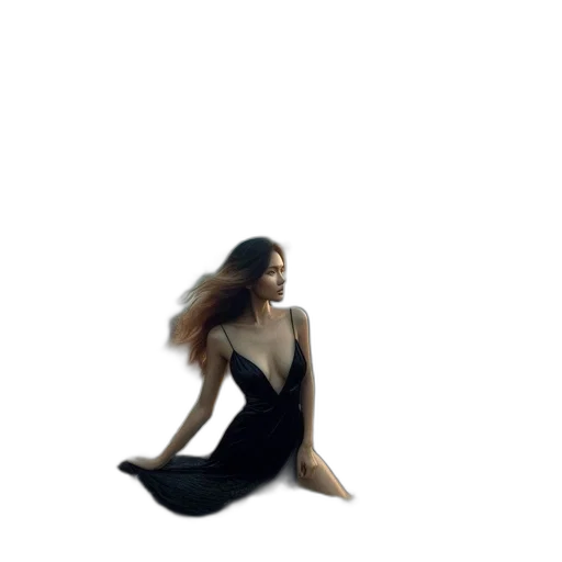 dress, hair, creature, animal transparent PNG cut-out