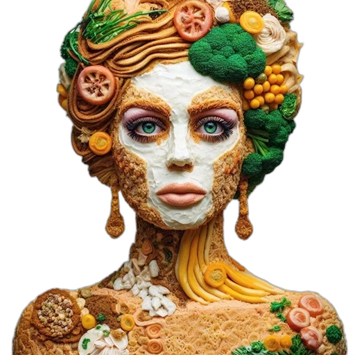 face, food, jewelry, mask transparent PNG cut-out