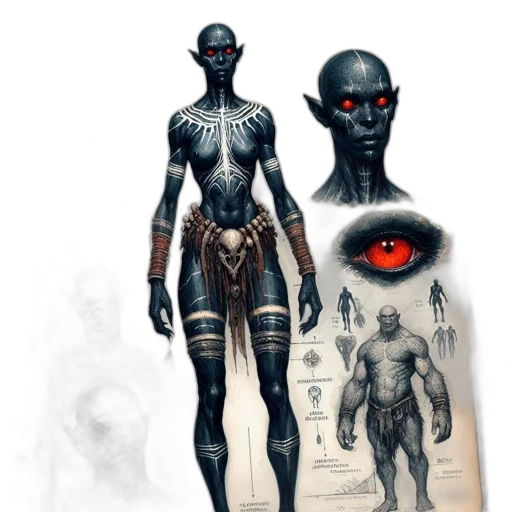 robot, creature, concept art, comic book art transparent PNG cut-out