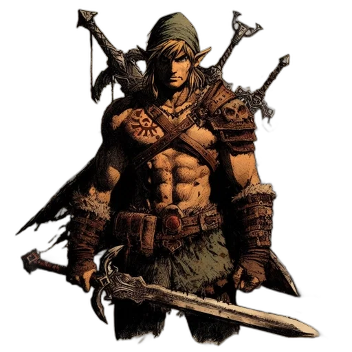 sword, weapon, staff, fantasy art transparent PNG cut-out