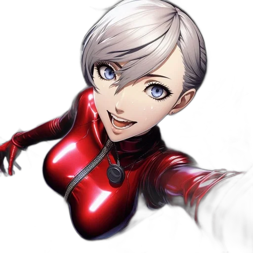robot, face, weapon, jacket transparent PNG cut-out