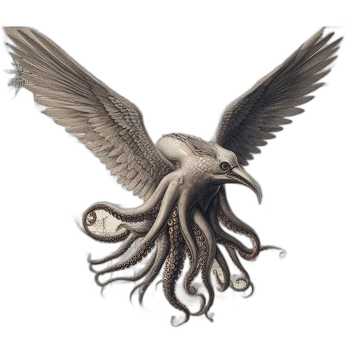 creature, animal, dragon, hair transparent PNG cut-out