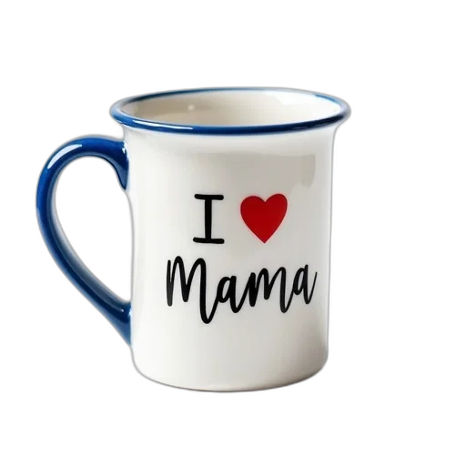photorealistic, white, ceramic, mug transparent PNG cut-out
