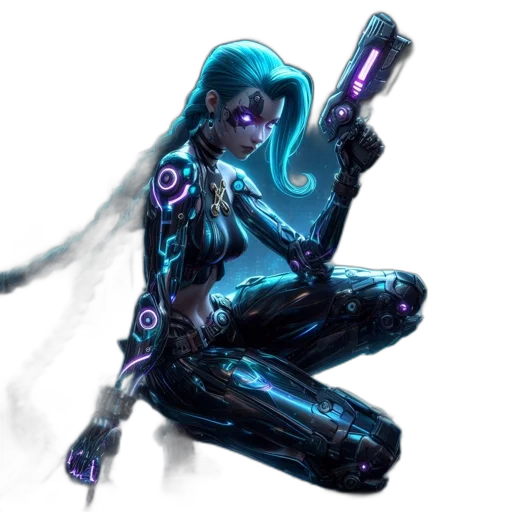 robot, staff, weapon, sword transparent PNG cut-out