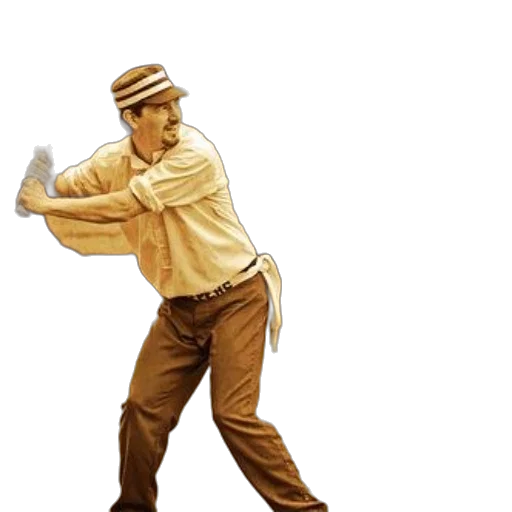 staff, hat, jacket, 3d render transparent PNG cut-out
