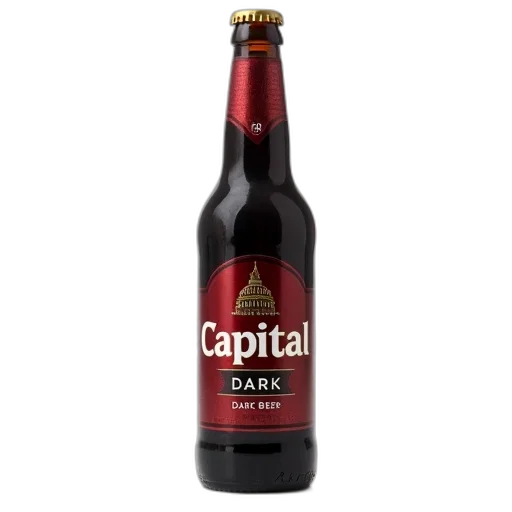 bottle, crown, dark, capital transparent PNG cut-out