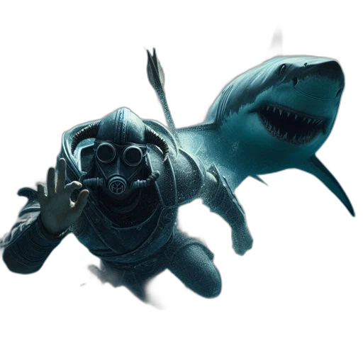 creature, animal, concept art, 3d render transparent PNG cut-out