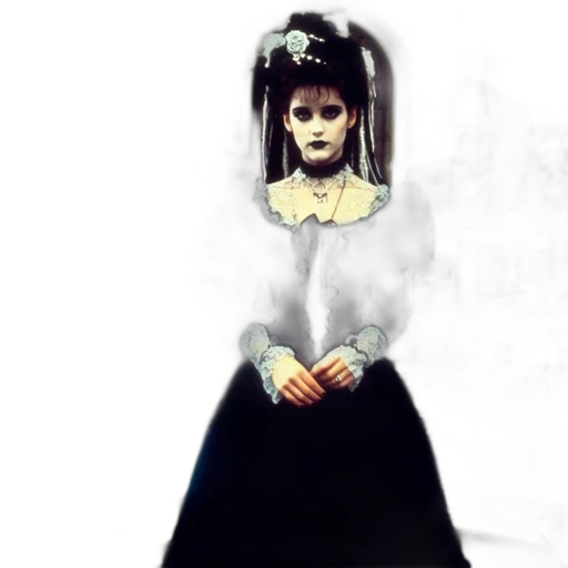 dress, mask, face, concept art transparent PNG cut-out