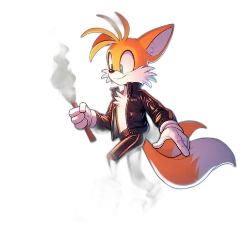 staff, jacket, animal, weapon transparent PNG cut-out