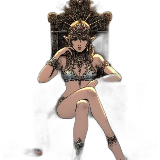 crown, staff, dress, mask transparent PNG cut-out
