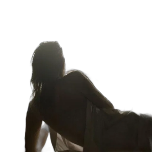 dress, hair, staff, jewelry transparent PNG cut-out