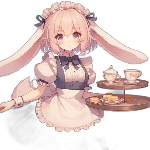 dress, food, staff, creature transparent PNG cut-out