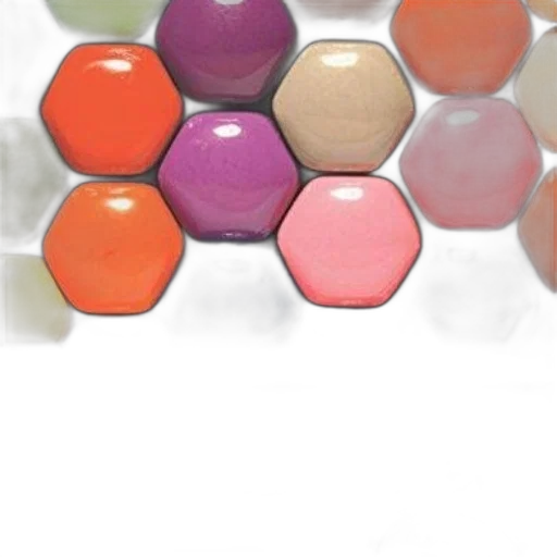 jewelry, 3d render, colorful, earth tones transparent PNG cut-out