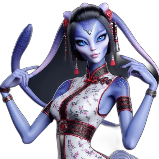 robot, staff, dress, jewelry transparent PNG cut-out