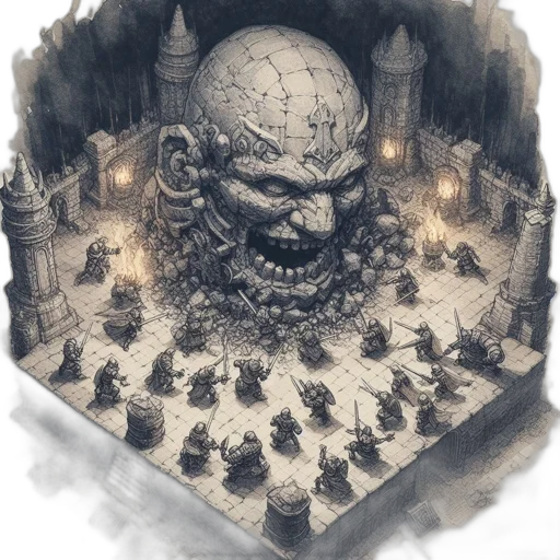 concept art, fantasy art, comic book art, 3d render transparent PNG cut-out