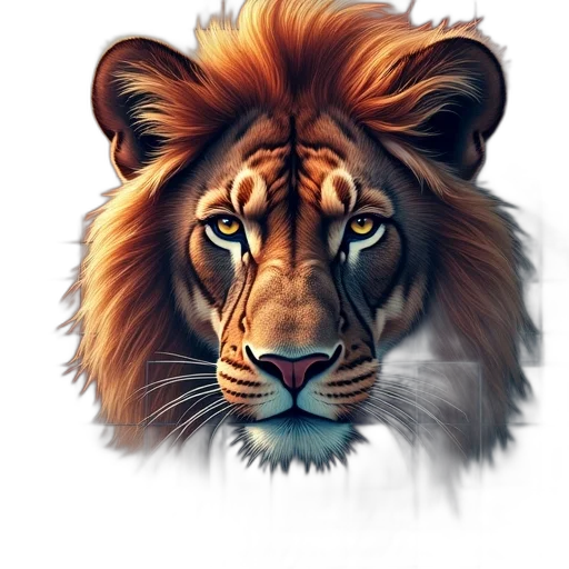 animal, face, crown, creature transparent PNG cut-out