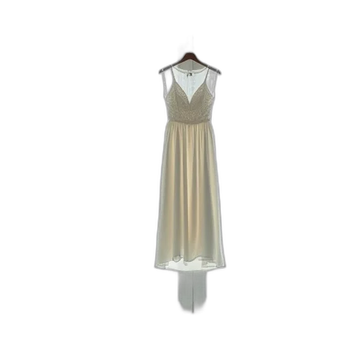 dress, earth tones, white, hangs transparent PNG cut-out