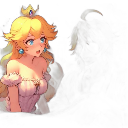 crown, dress, concept art, pixel art transparent PNG cut-out