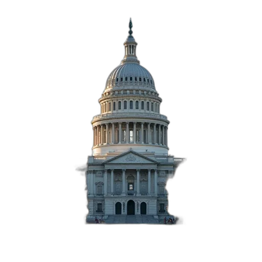 building, dome, boston, common transparent PNG cut-out