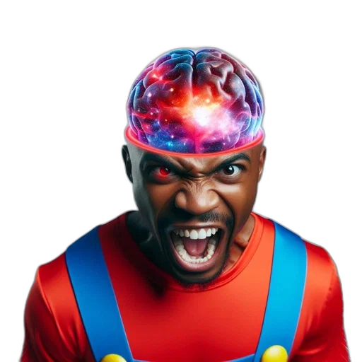 face, crown, comic book art, concept art transparent PNG cut-out