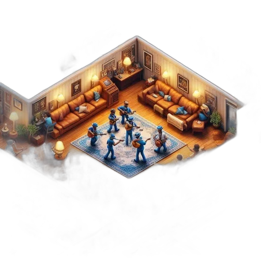 furniture, concept art, pixel art, 3d render transparent PNG cut-out