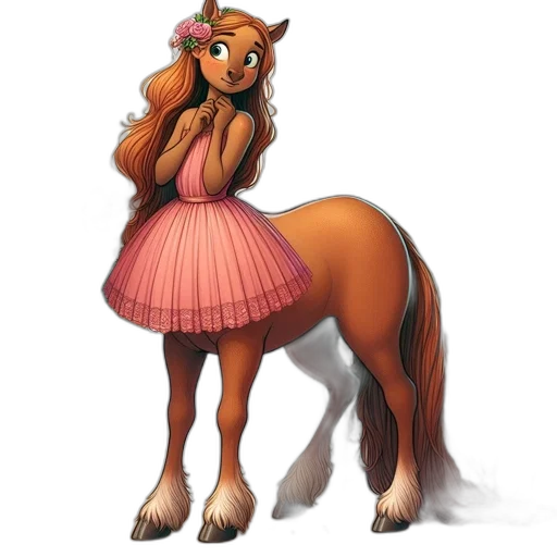 dress, animal, staff, creature transparent PNG cut-out