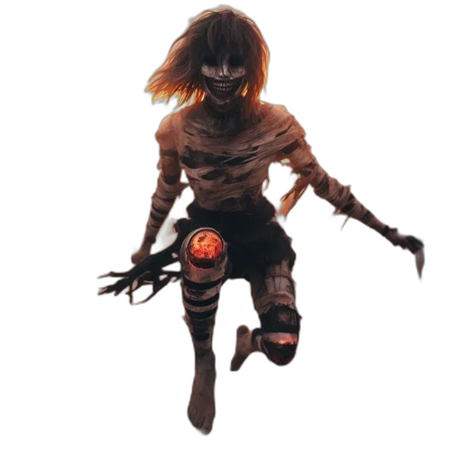 staff, creature, mask, weapon transparent PNG cut-out
