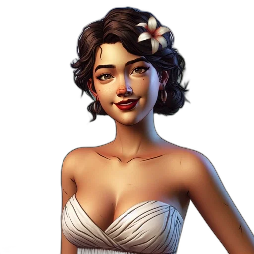 dress, concept art, fantasy art, photorealistic transparent PNG cut-out