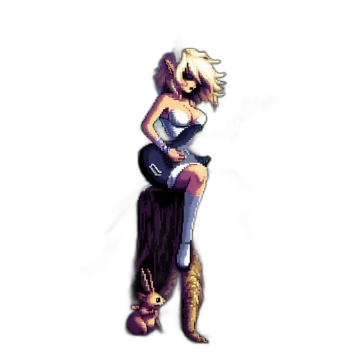 dress, staff, mask, robot transparent PNG cut-out