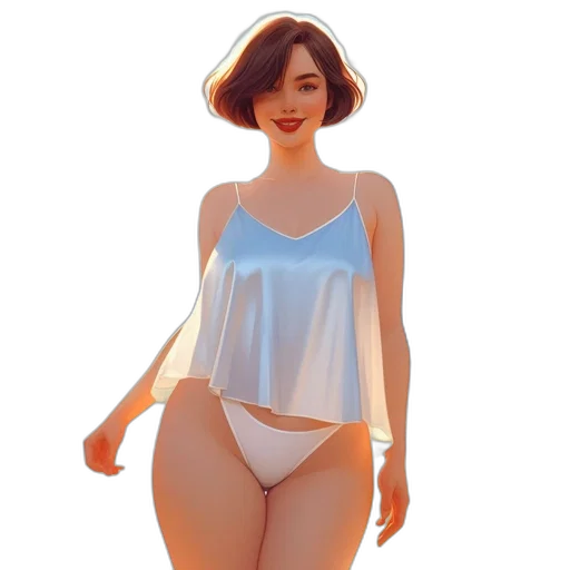 dress, hat, concept art, photorealistic transparent PNG cut-out
