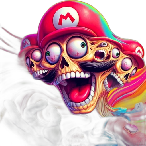 mask, concept art, fantasy art, pixel art transparent PNG cut-out