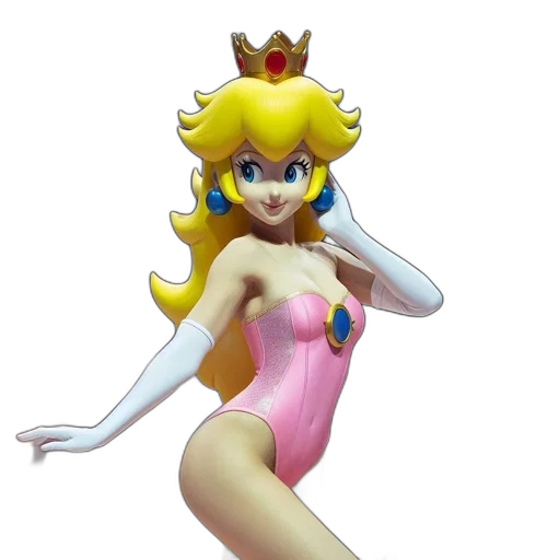dress, crown, 3d render, concept art transparent PNG cut-out
