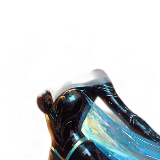 shoes, sword, hair, robot transparent PNG cut-out