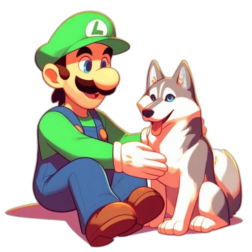 animal, creature, staff, pixel art transparent PNG cut-out