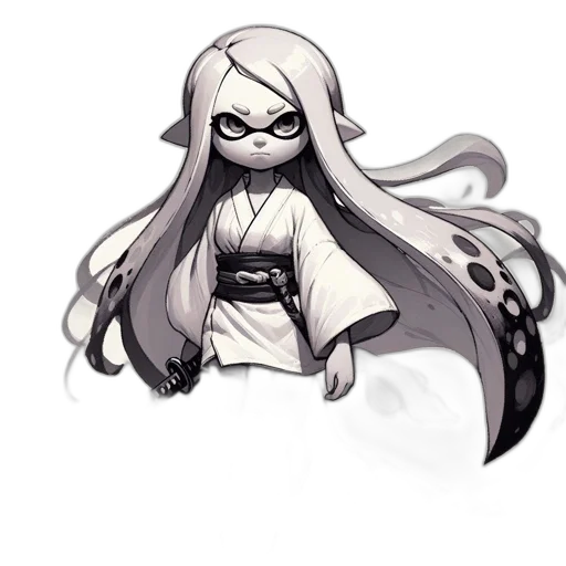 staff, mask, dress, creature transparent PNG cut-out