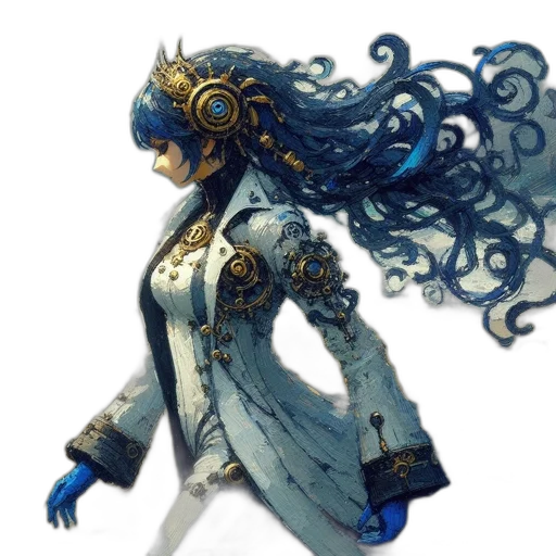 mask, staff, dress, concept art transparent PNG cut-out