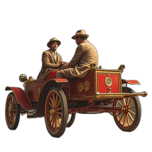 car, concept art, photorealistic, oil painting transparent PNG cut-out