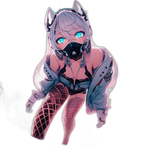 mask, creature, robot, weapon transparent PNG cut-out