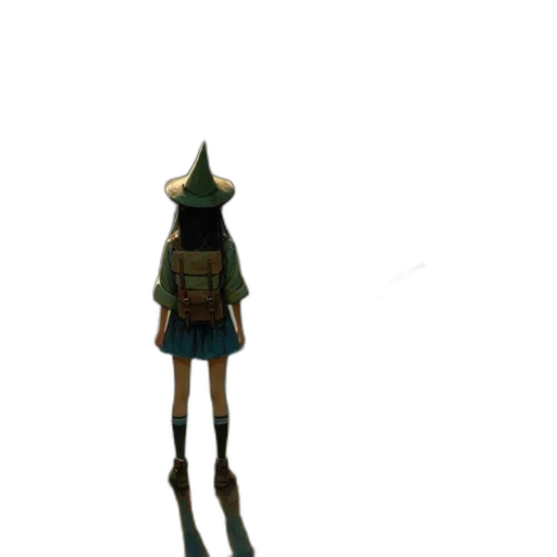 robot, staff, dress, hat transparent PNG cut-out