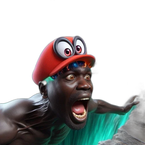 creature, animal, hat, face transparent PNG cut-out