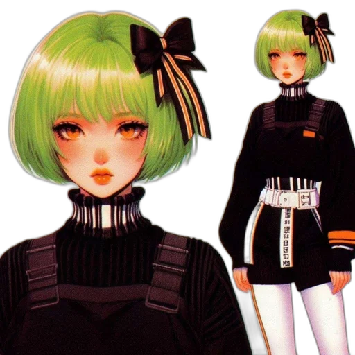 jacket, staff, concept art, vaporwave transparent PNG cut-out