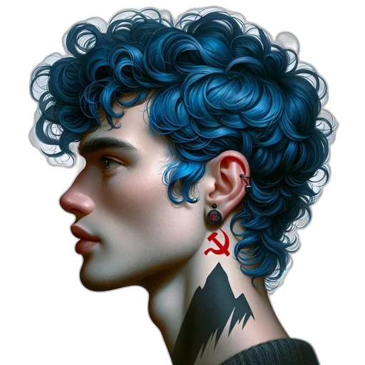 hair, face, jewelry, crown transparent PNG cut-out